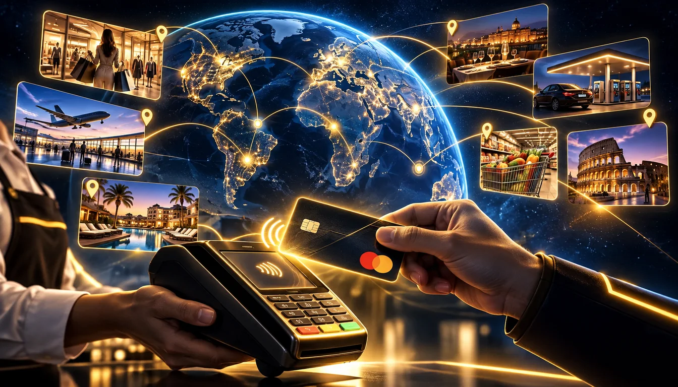 Где принимают карту Bybit: глобус и Mastercard